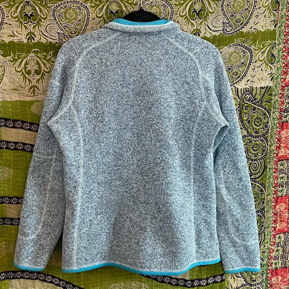 Patagonia Atoll Blue Better Sweater Fleece Outdoor Jacket Size Large - Picture 11 of 16